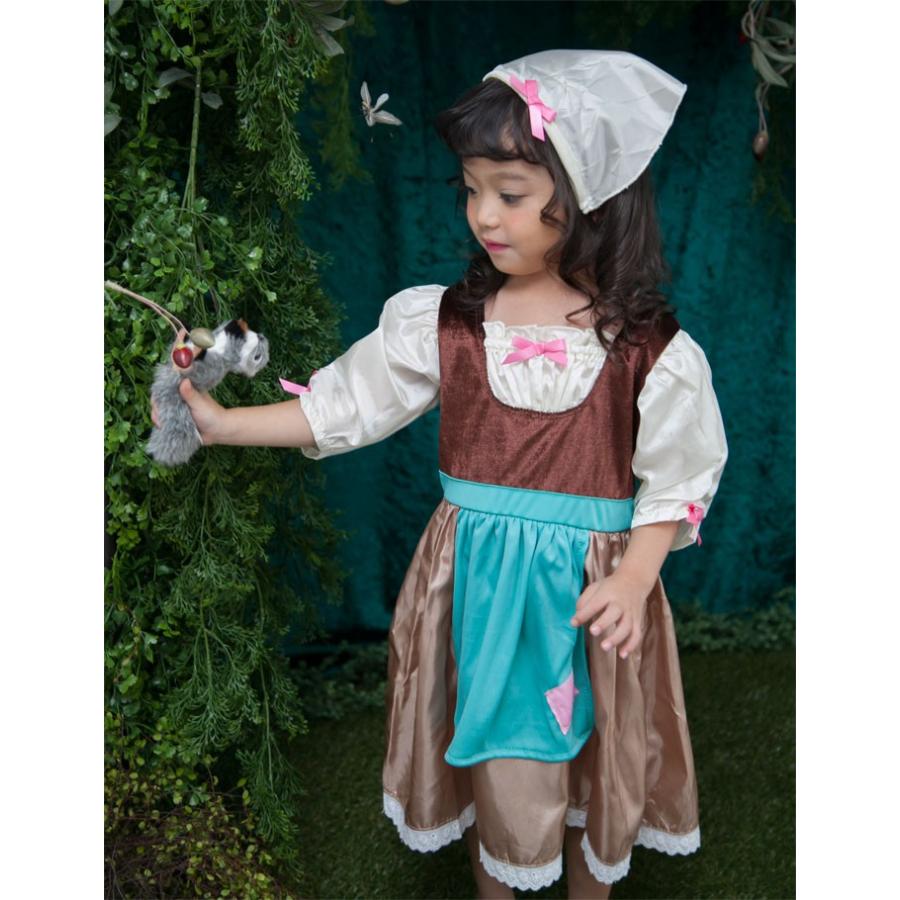 変身前のシンデレラ　ワンピースドレス/ハロウィン　仮装　子供　コスチューム　プリンセス　女の子　コスプレ　キッズ用プリンセスドレス |  | 07