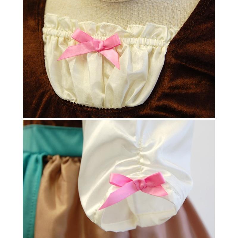 変身前のシンデレラ　ワンピースドレス/ハロウィン　仮装　子供　コスチューム　プリンセス　女の子　コスプレ　キッズ用プリンセスドレス |  | 09