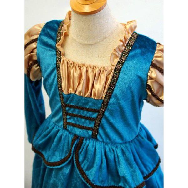 中世スコットランドプリンセス/ハロウィン　衣装　仮装　子供　コスチューム　プリンセス　女の子　コスプレ | MERIDA | 03