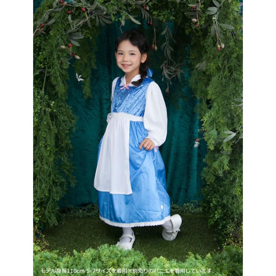 美女と野獣 エプロンワンピースドレス/ハロウィン　仮装　子供　コスチューム　プリンセス　女の子　コスプレ　キッズ用プリンセスドレス |  | 01