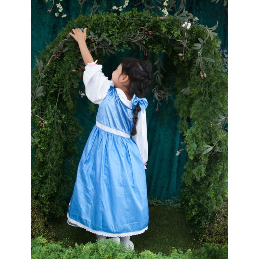 美女と野獣 エプロンワンピースドレス/ハロウィン　仮装　子供　コスチューム　プリンセス　女の子　コスプレ　キッズ用プリンセスドレス |  | 02