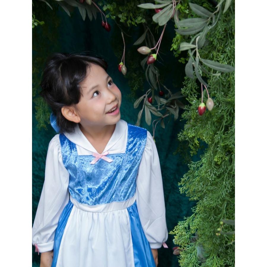 美女と野獣 エプロンワンピースドレス/ハロウィン　仮装　子供　コスチューム　プリンセス　女の子　コスプレ　キッズ用プリンセスドレス |  | 04