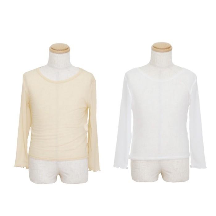 メール便配送可/みらくるインナー メッシュ/子供 キッズ パワーネットインナー カットソー シンプル 無地 Tシャツ コスチューム 子ども 肌着 100 120 140 |  | 04