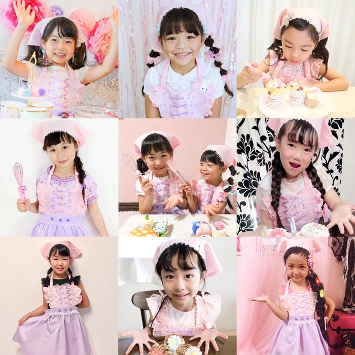 メール便配送可/プリンセスなりきり かんたんドレス エプロン 3角巾つきセット フラワーパープルプリンセス |  | 14