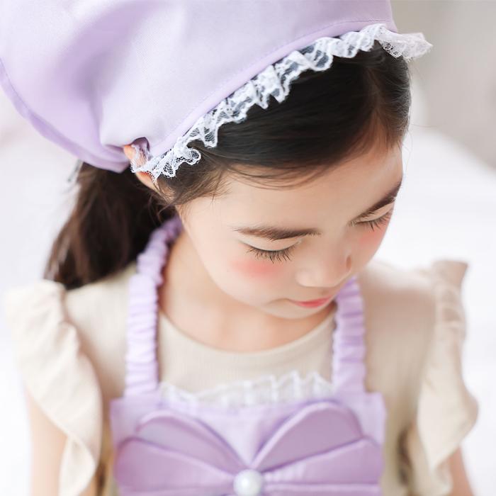 メール便配送可/プリンセスなりきり かんたんドレス エプロン 3角巾つきセット アクアマーメイド プリンセス |  | 04