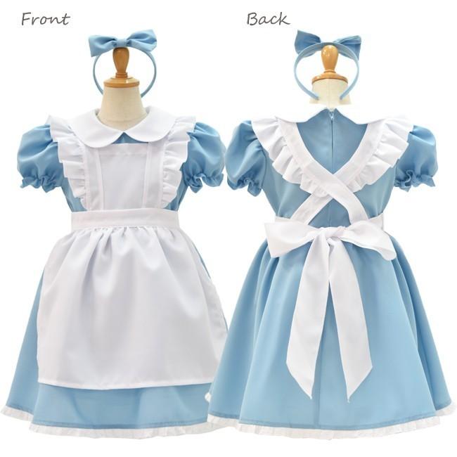 アリス コスチューム ドレス コスプレ 子供 衣装 ハロウィン セット/リトルプリンセスルーム限定仕様/アクアドレス | 不思議の国のアリス | 11