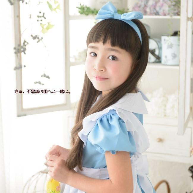 アリス コスチューム 子供 ハロウィン/ヒット御礼！特別価格セット/リトルプリンセスルーム限定仕様アクアドレスみらくるセット・パニエ付き |  | 01
