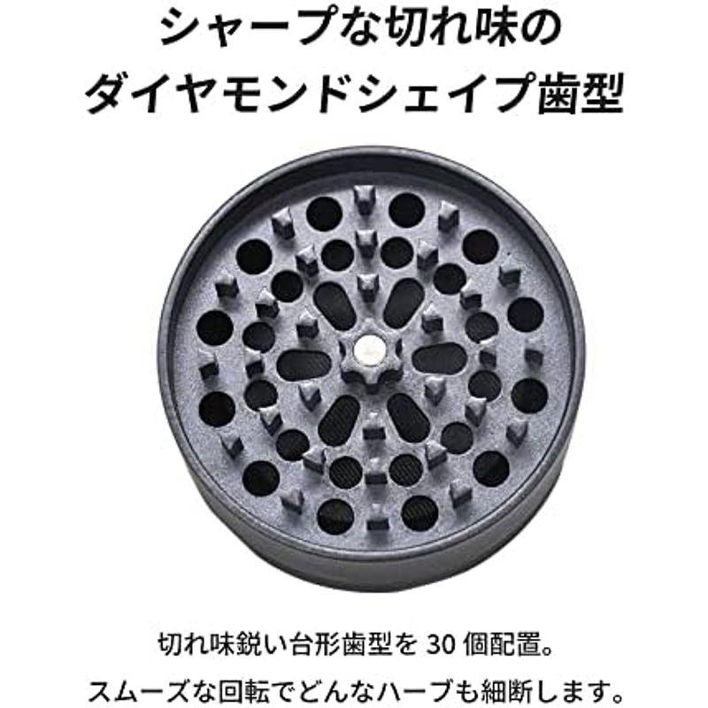 BOZZ セラミックコーティング・グラインダ? 4パーツ 63mm herb grinder (グリーン)｜lr-store｜09