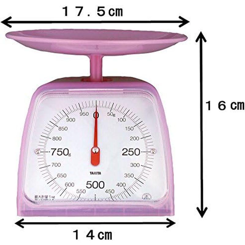 タニタ クッキングスケール キッチン はかり 料理 アナログ 1kg 5g単位 ホワイト KA-001 CW｜lr-store｜07
