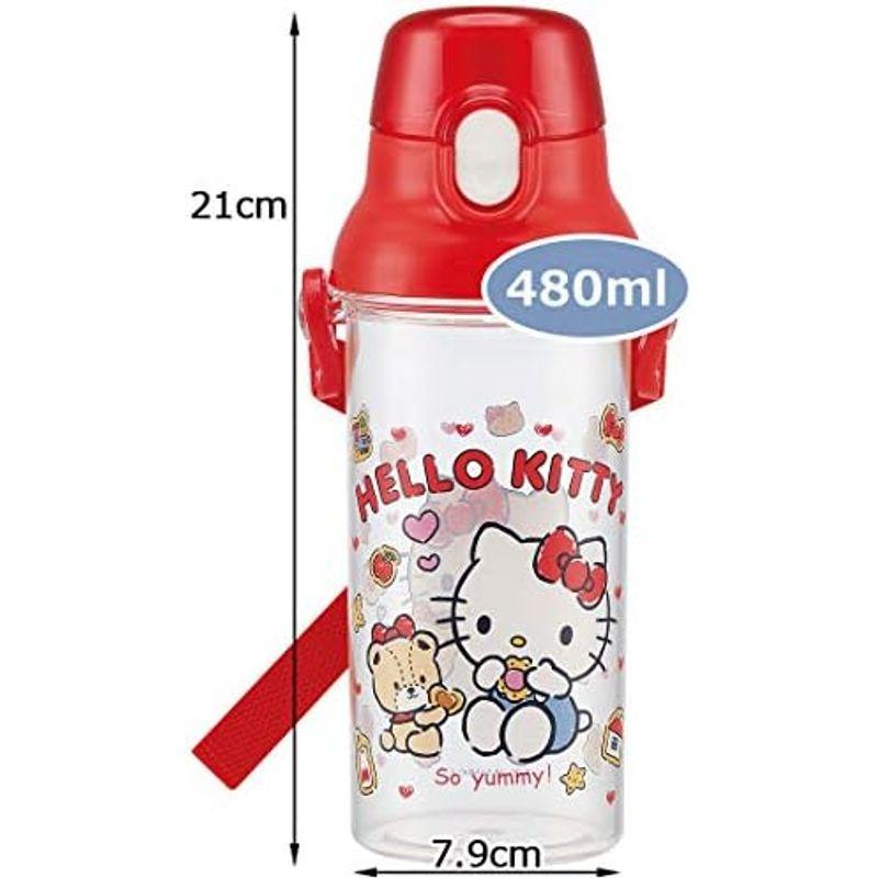 スケーター(Skater) 子供用 水筒 クリアボトル 480ml ハローキティ クッキー サンリオ 女の子 日本製 PSB5TR｜lr-store｜07