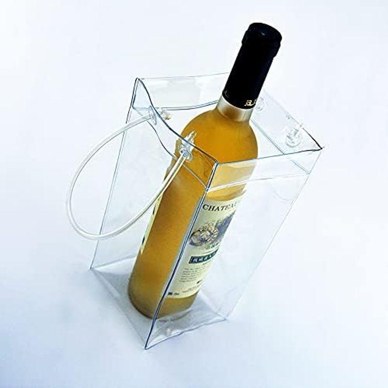 VIEAURA ワインバッグ アイスクーラーバッグ ワインクーラー ワインボトルバッグ 3個セット 保冷 氷 シャンパン 焼酎 日本酒 ハン｜lr-store｜02