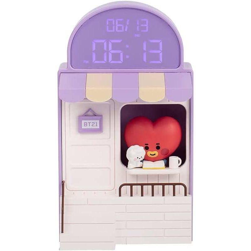 ソロモン商事 BT21 WEB先行販売 カフェ時計 (TATA) CAFE CLOCK BT21-RDC-CF-TT 卓上時計 時計 ランプ｜lr-store｜04