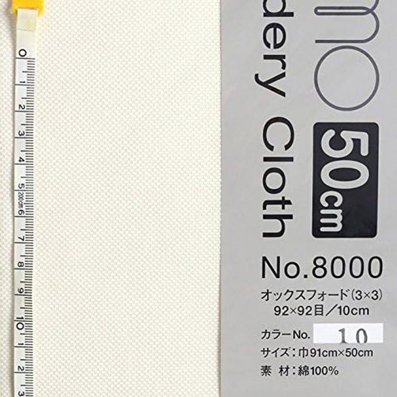 COSMO コスモ 刺しゅうクロス50cmカット #8000 CS8010-2 巾91×50cm 10 生成｜lr-store｜02