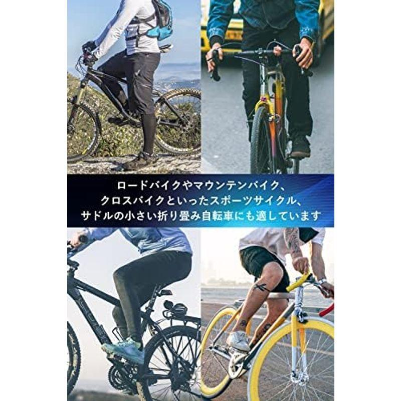 自転車 サドルカバー 痛くない 極厚 日本メーカー監修 クロスバイク マウンテンバイク ロードバイク ウーバーイーツ サドル クッション 白｜lr-store｜09