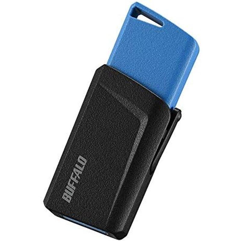 BUFFALO USB3.1(Gen1)プッシュスライドUSBメモリ 64GB ブラック RUF3-SP64G-BK｜lr-store｜11
