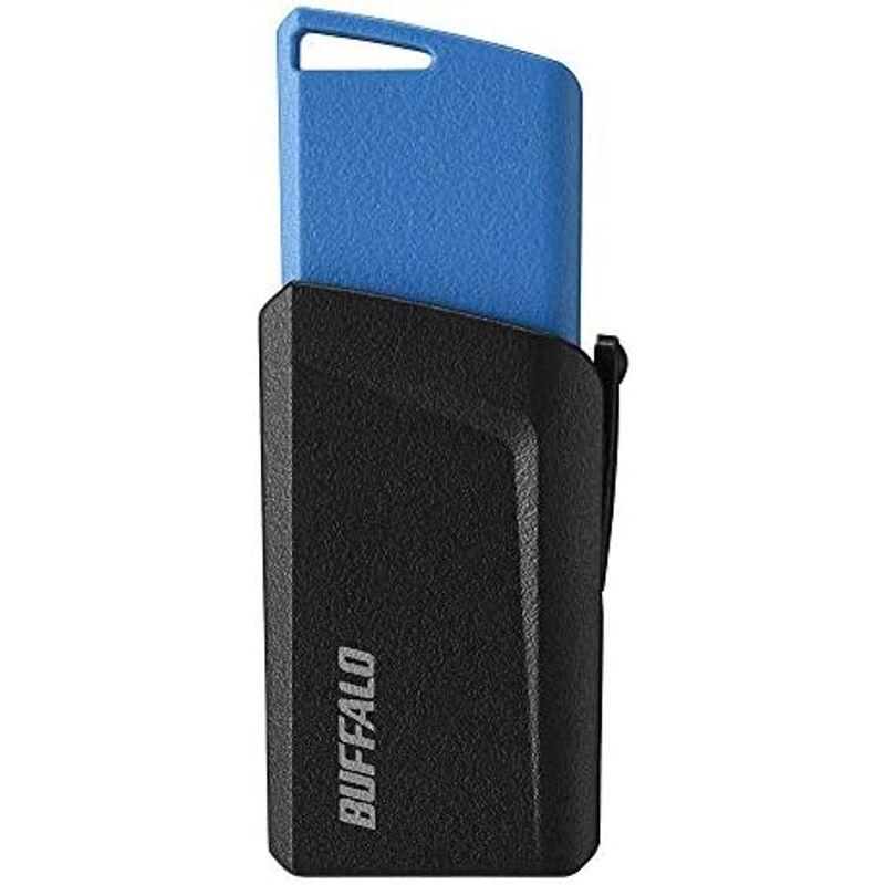 BUFFALO USB3.1(Gen1)プッシュスライドUSBメモリ 64GB ブラック RUF3-SP64G-BK｜lr-store｜17
