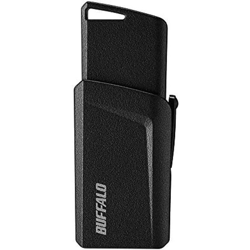 BUFFALO USB3.1(Gen1)プッシュスライドUSBメモリ 64GB ブラック RUF3-SP64G-BK｜lr-store｜18
