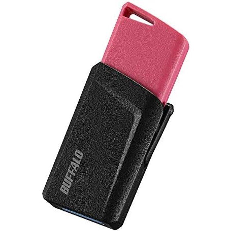BUFFALO USB3.1(Gen1)プッシュスライドUSBメモリ 64GB ブラック RUF3-SP64G-BK｜lr-store｜10