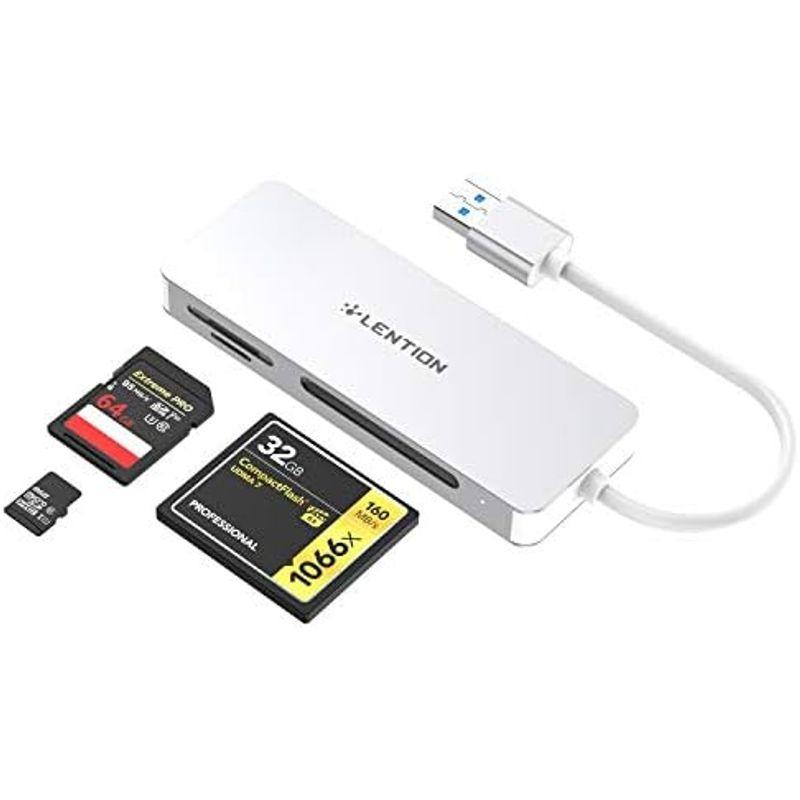 LENTION USB 3.0 カードリーダー CB-H12 Micro SD(TF)/SD/CF(コンパクトフラッシュ)対応 UHS-I高｜lr-store｜03