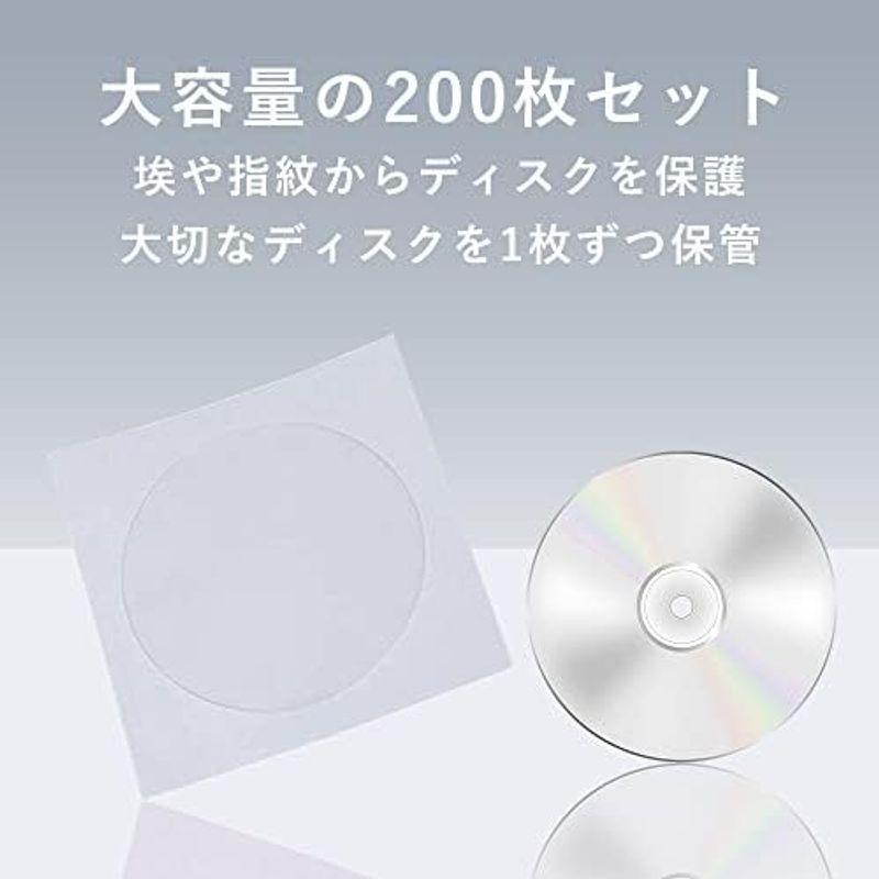 TKY CDケース DVDケース CD DVD ケース 収納 収納袋 整理 プレゼント ケースカバー カバー 紙製 配布 紙 袋 (300枚｜lr-store｜06