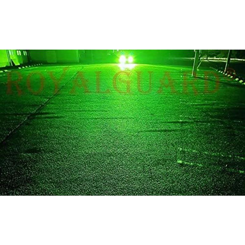 LEDフォグランプ 緑色 ライムグリーン (H8 H11 H16兼用) ロイヤルガード零 フィルム無しでこの色 爆光 実測世界1明るい 実測｜lr-store｜07