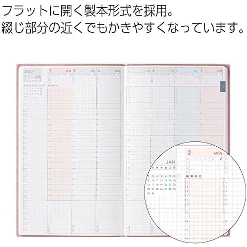 コクヨ ジブン手帳 Lite mini 手帳 2023年 B6 スリム マンスリー&ウィークリー ネイビー ニ-JLM1DB-23 2022｜lr-store｜11