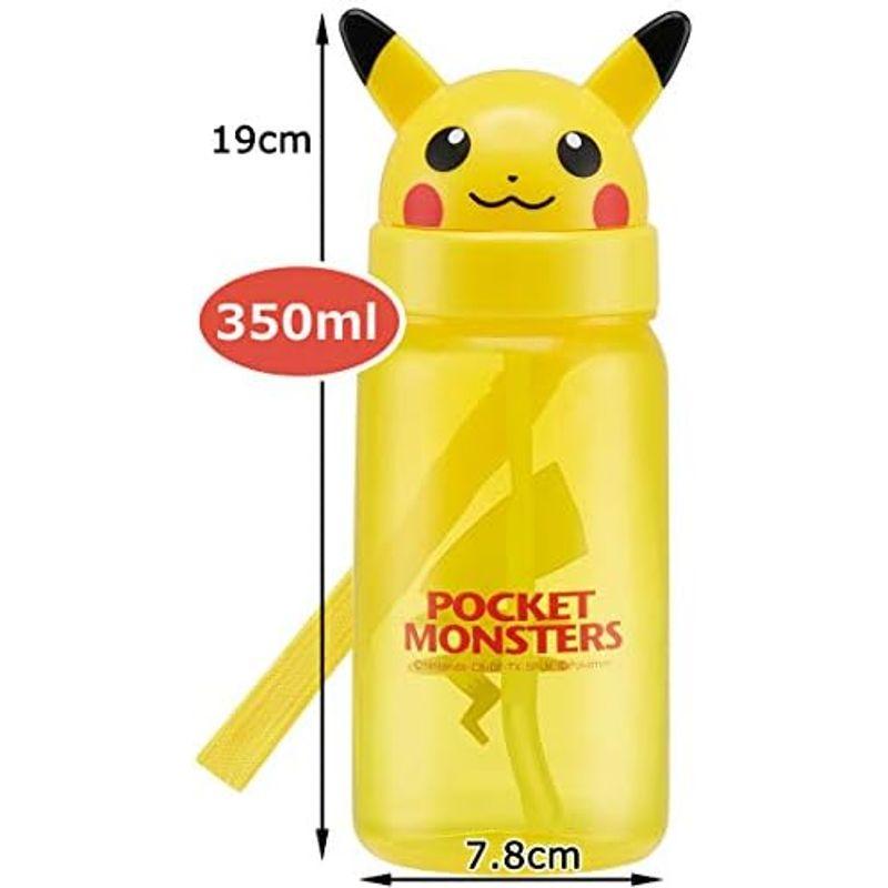 スケーター(Skater) ストローボトル ダイカット ストロー付き 水筒 ピカチュウ ポケットモンスター 350ml PBS3STD｜lr-store｜03