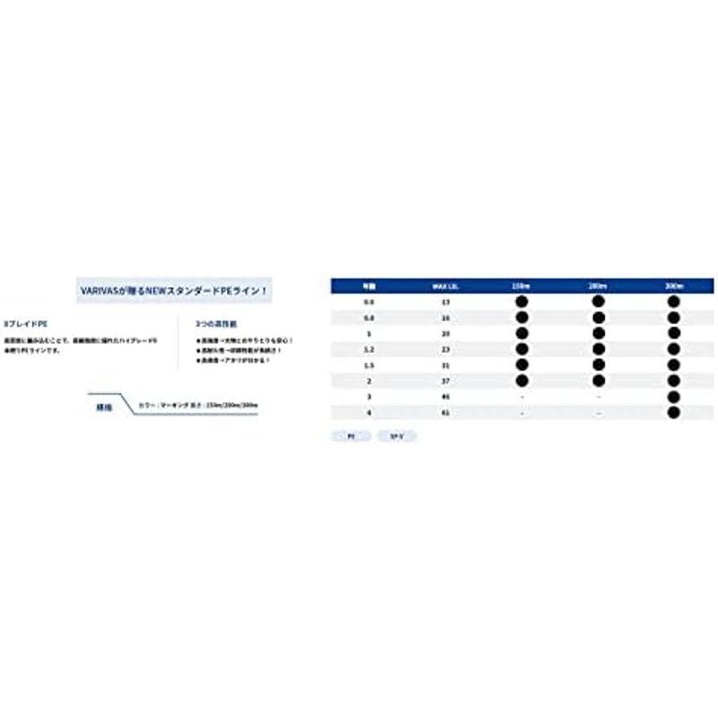 バリバス(VARIVAS) VARIVAS 8 マーキング 300m 0.8号｜lr-store｜04