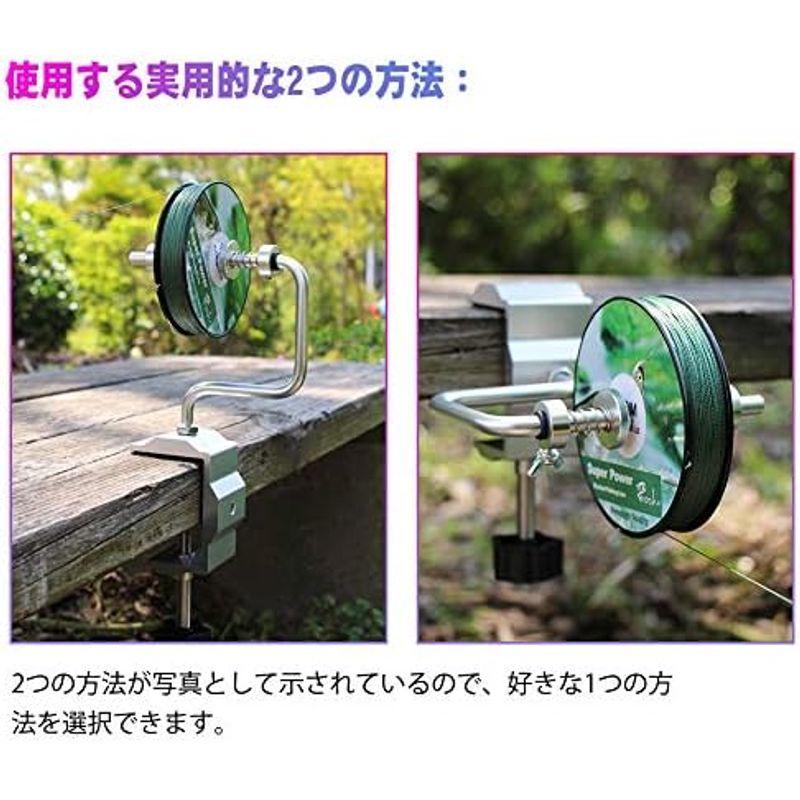 Croch 糸巻き機 釣りライン巻 巻取り ラインワインダー 糸巻き器 クランプ付き釣り糸スプーラー 釣り 用品 道具 RXQ02 1個 短｜lr-store｜05