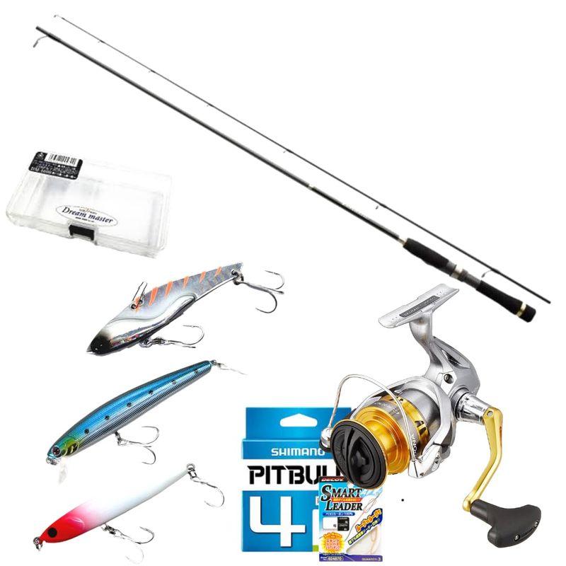 シマノで揃えるルアー釣りセット ルアーマチックS86ML+セドナC3000HG 