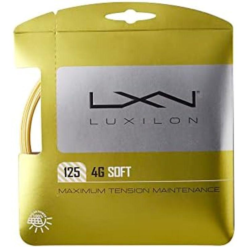 LUXILON(ルキシロン) テニス ストリング ガット 4G SOFT 125(4G ソフト 125) ゴールド WRZ997111｜lr-store｜07