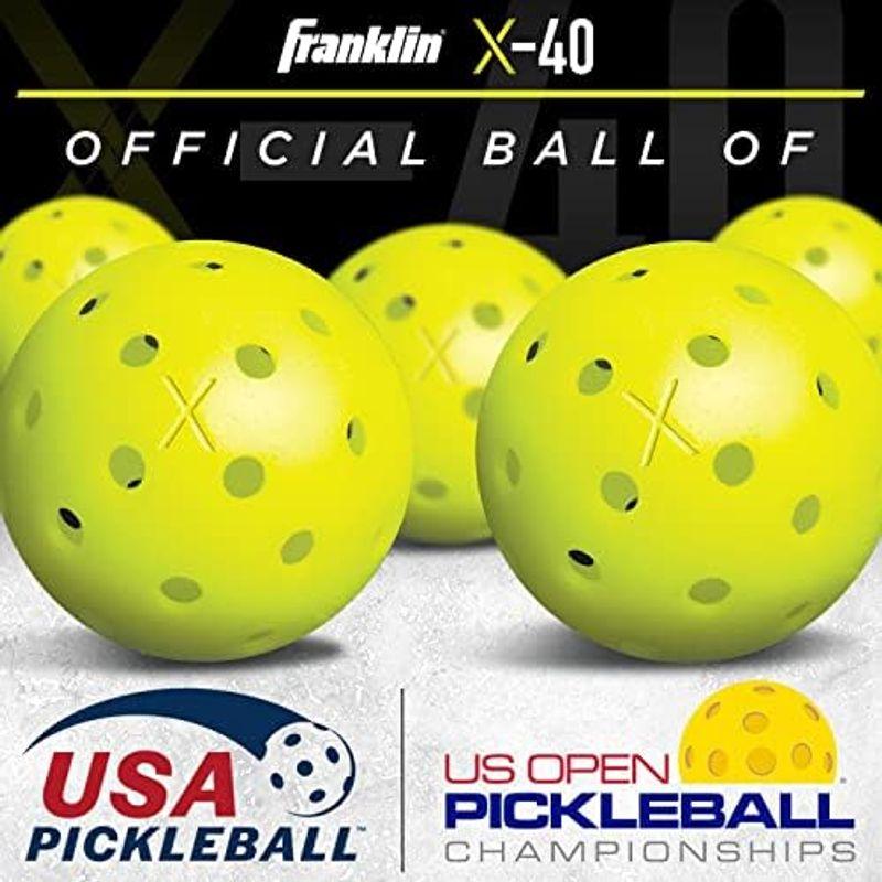 Franklin Sports ピックルボールパドルとボールセット 木製ラケット + ピックルボール 2プレーヤー アクティベーター 米国ピ｜lr-store｜02