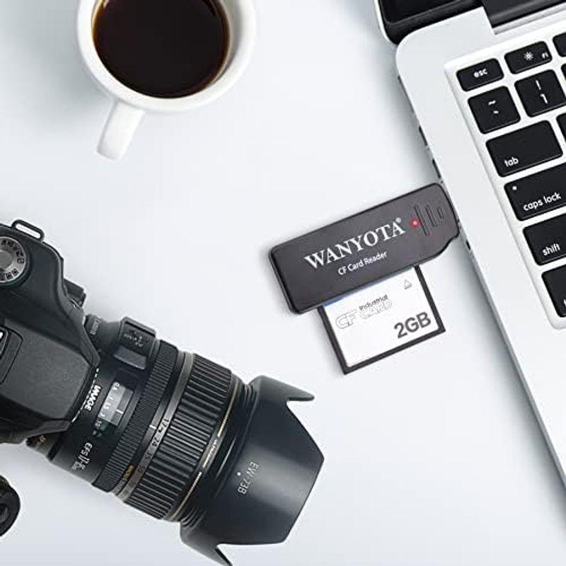 WANYOT CFカードリーダーUSB 2.0ポータブルカードリーダーコンパクトフラッシュカードリーダーCNC（付き 512 MB CFカー｜lr-store｜06