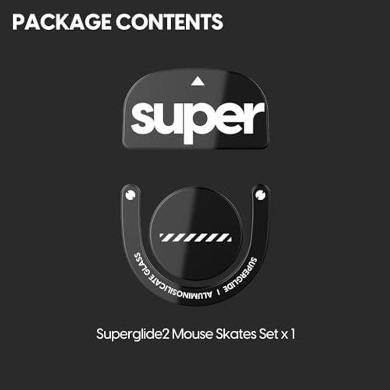 Superglide2 マウスソール for Logicool G PRO X SUPERLIGHT 2 マウスフィート 強化ガラス素材 ラ｜lr-store｜14