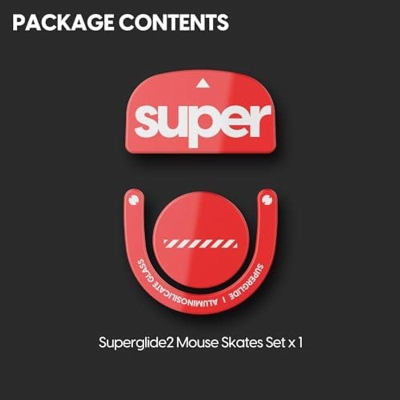 Superglide2 マウスソール for Logicool G PRO X SUPERLIGHT 2 マウスフィート 強化ガラス素材 ラ｜lr-store｜17