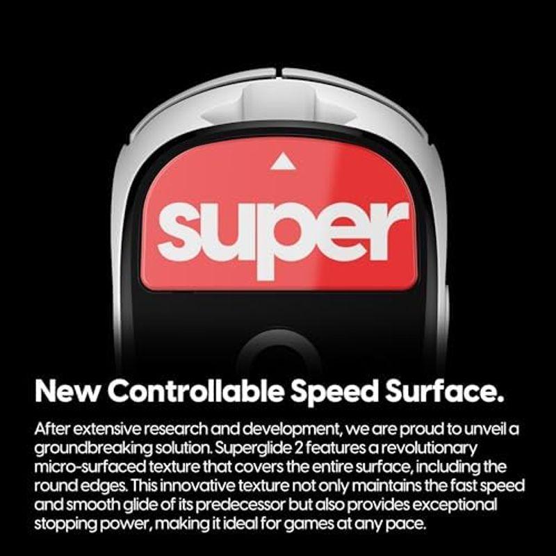 Superglide2 マウスソール for Logicool G PRO X SUPERLIGHT 2 マウスフィート 強化ガラス素材 ラ｜lr-store｜02