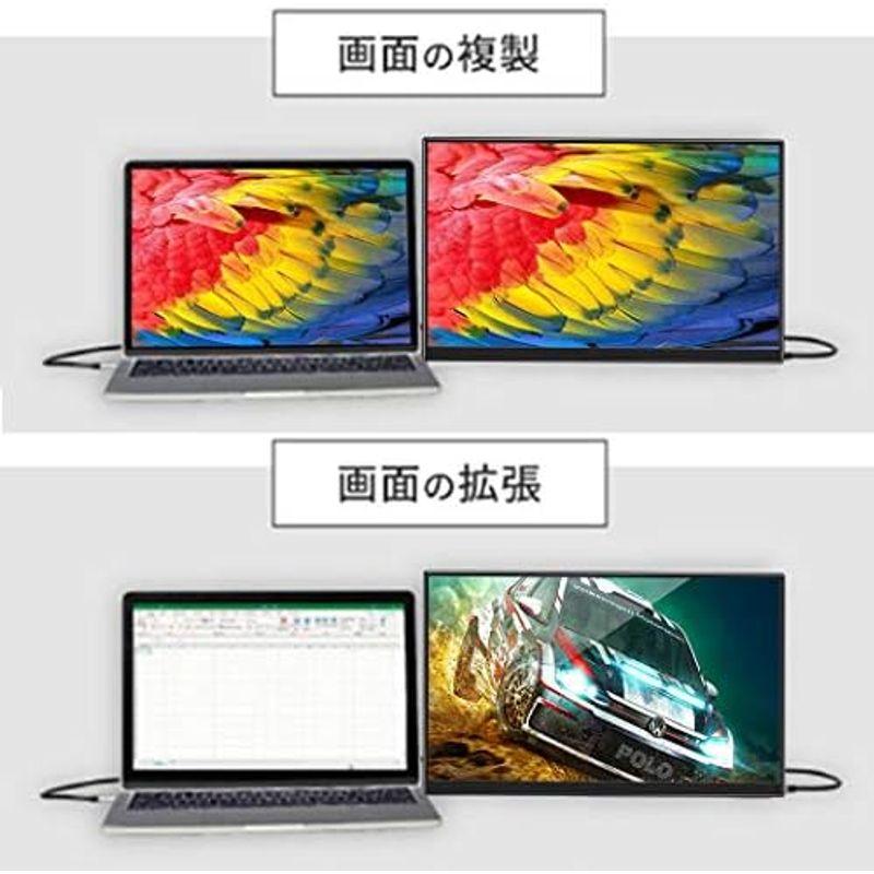 Corkea 14インチモバイルモニター 4K解像度 3840*2160 モバイルディスプレイ Adobe RGB 100%色域 IPSパネ｜lr-store｜07