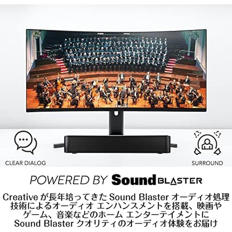 Creative Stage SE Bluetooth 5.3 USB DAC 重低音 ピーク出力 48W PC用サウンドバー SP-STG｜lr-store｜05
