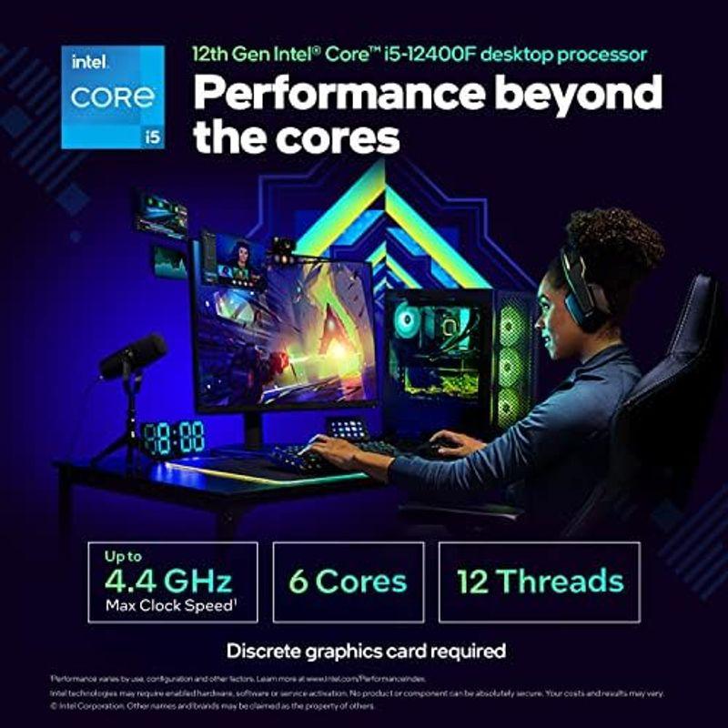 Intel Core i5-12400F Alder Lake CPU LGA 1700 2.5 GHz 6-Core 65W 18MB C｜lr-store｜02