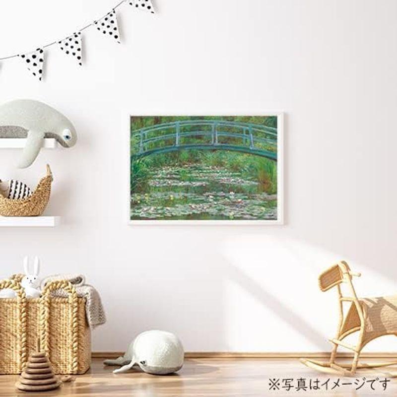 ポスター モネ 睡蓮の池と日本の橋 インテリア アートポスター おしゃれ 絵画 風景 橋 (A2)｜lr-store｜03