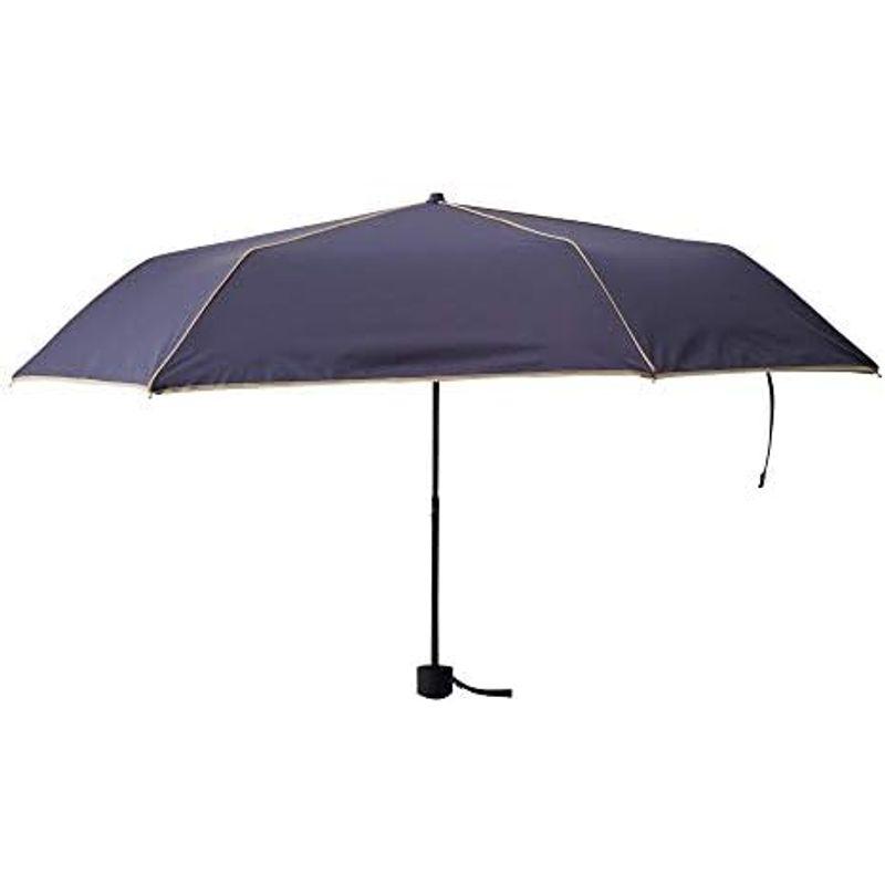 フランフラン 遮光パイピング 日傘 MINI 47cm ネイビー（晴雨兼用）｜lr-store｜09