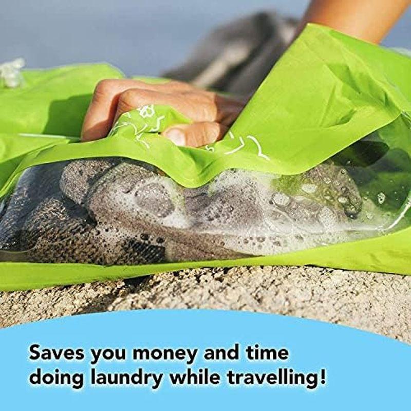 旅行用洗濯袋 Scrubba Washbag スクラバ ウォッシュバッグ 便利トラベルグッズ キャンプ 携帯用洗濯袋 (ブラック)｜lr-store｜15