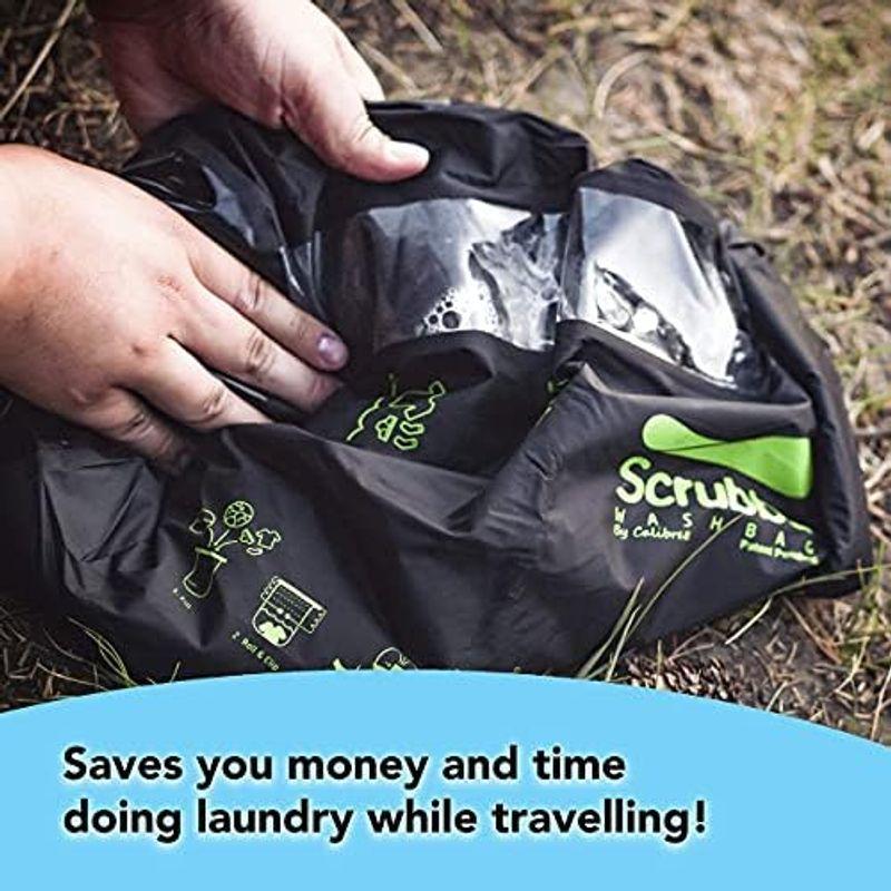 旅行用洗濯袋 Scrubba Washbag スクラバ ウォッシュバッグ 便利トラベルグッズ キャンプ 携帯用洗濯袋 (ブラック)｜lr-store｜10