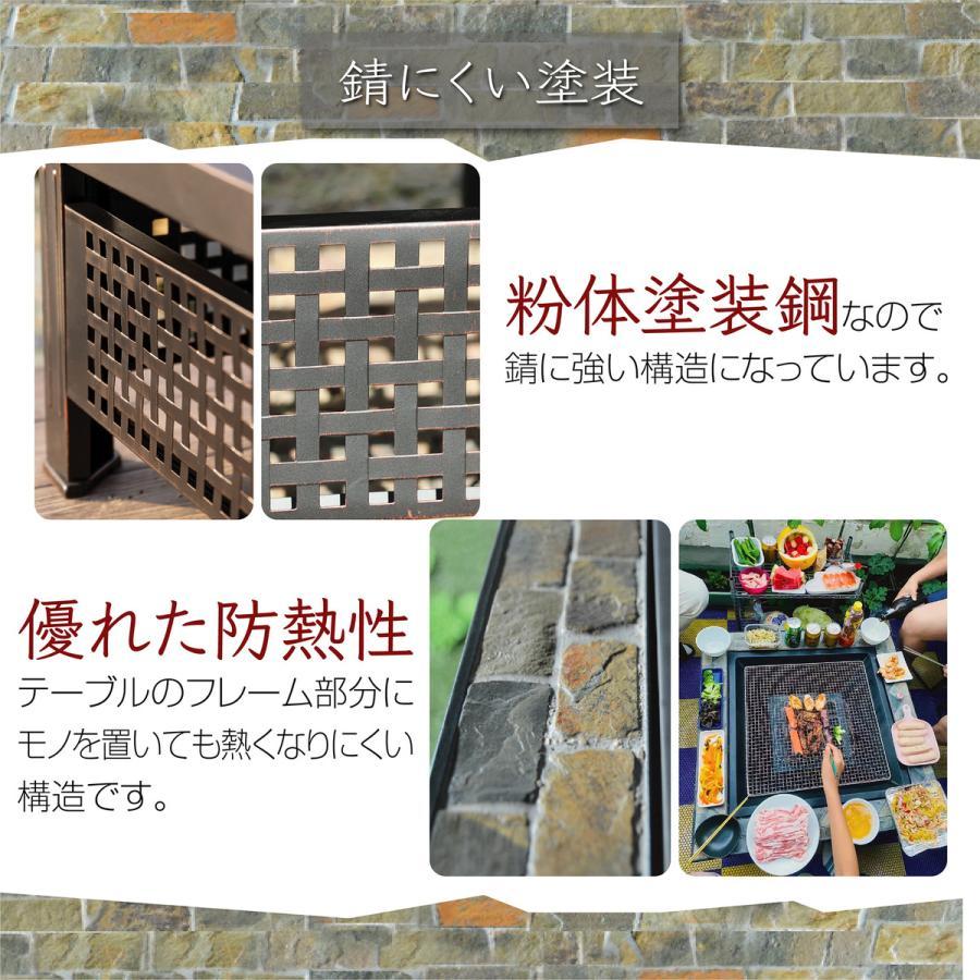 バーベキュー 焚火台 多人用 BBQ 庭 家族用 大型 テーブル バーベキュー 焚火台 多人用 BBQ 庭 家族用 大型 テーブル