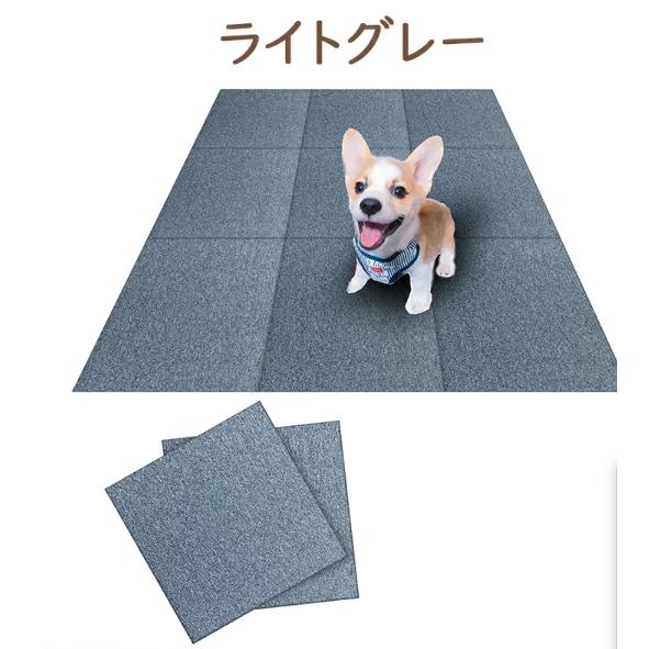 タイルカーペット 50cm*50cm 置くだけ ペット 防音 洗える 消臭 タイルカーペット 50cm*50cm 置くだけ ペット 防音 洗える 消臭