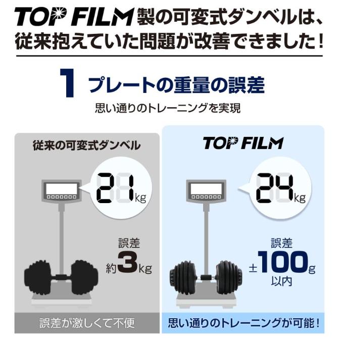 ダンベル 可変式 24kg 1個 可変式ダンベル 24kg 多機能 15段階調節 アジャスタブルダンベル 鉄アレイ_12