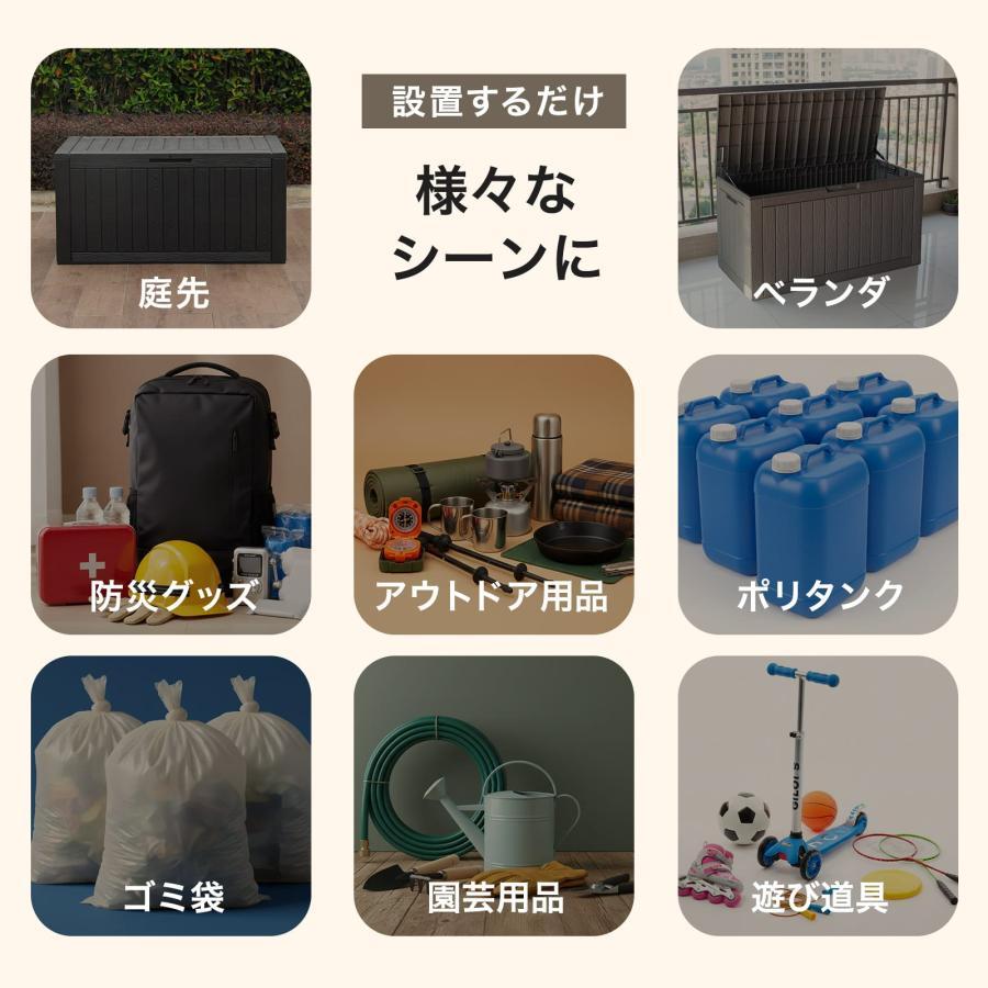 収納庫 屋外 物置 大型 おしゃれ 収納ボックス ストッカーボックス