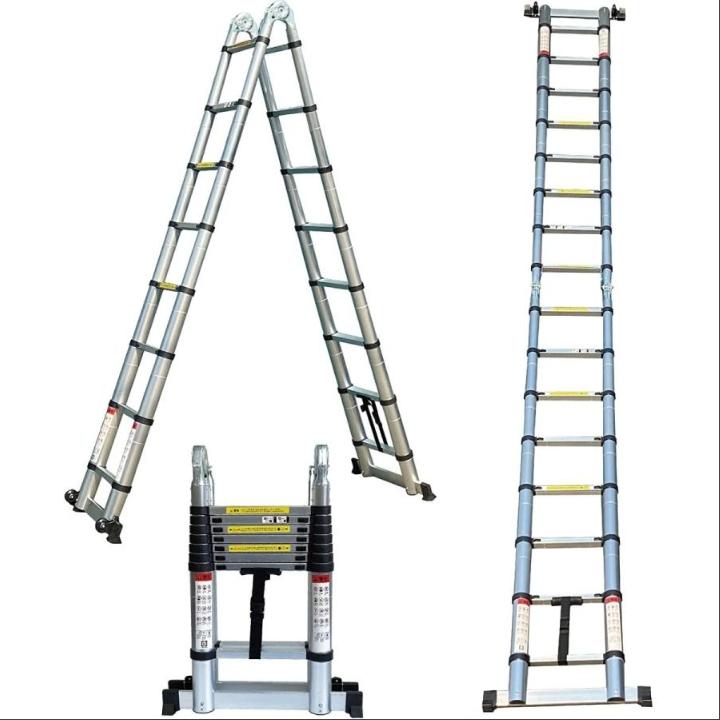 伸縮はしご 2.5＋2.5m 最長5m アルミ製コンパクト 安全ロック搭載30 伸縮はしご 2.5＋2.5m 最長5m アルミ製コンパクト 安全ロック