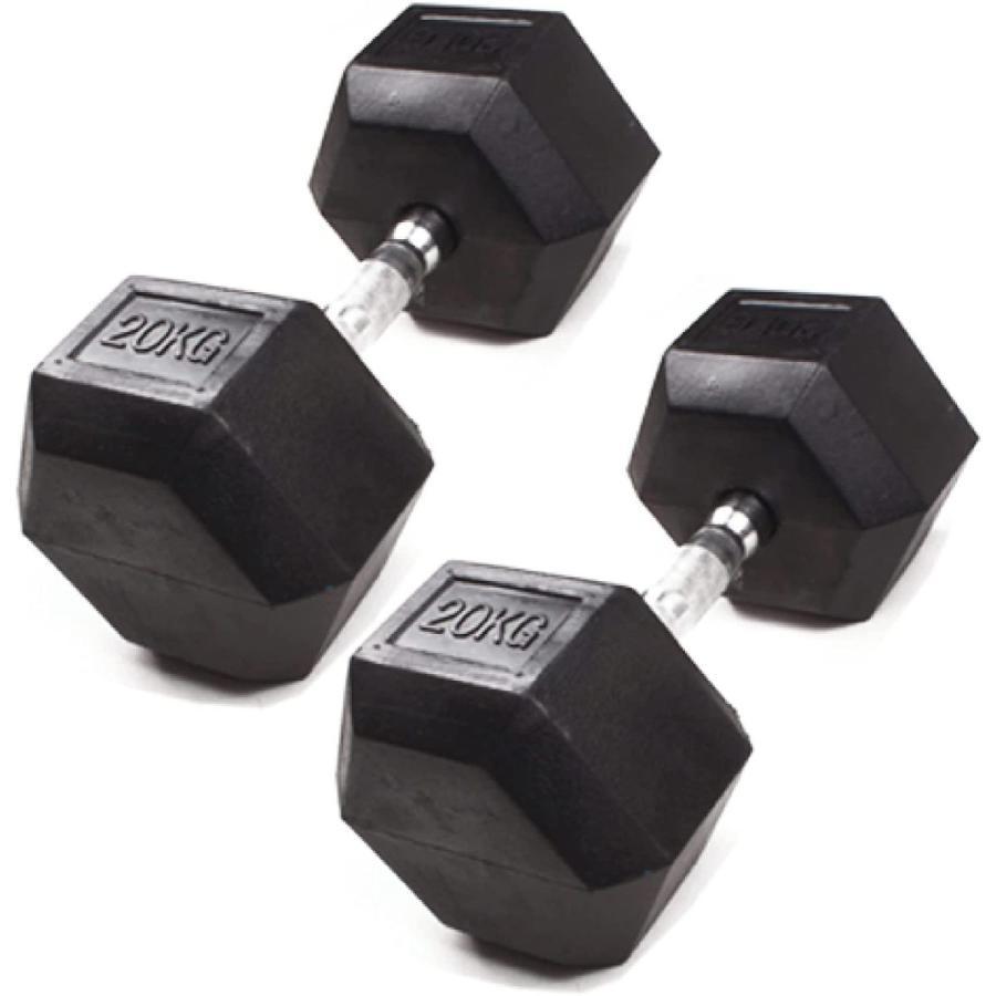 ダンベル20kg 2個セット ヘックスダンベル ヘキサゴンダンベル 六角 TOP FILM ダンベル 鉄アレイ 20kg 2個セット 40kg ヘックス