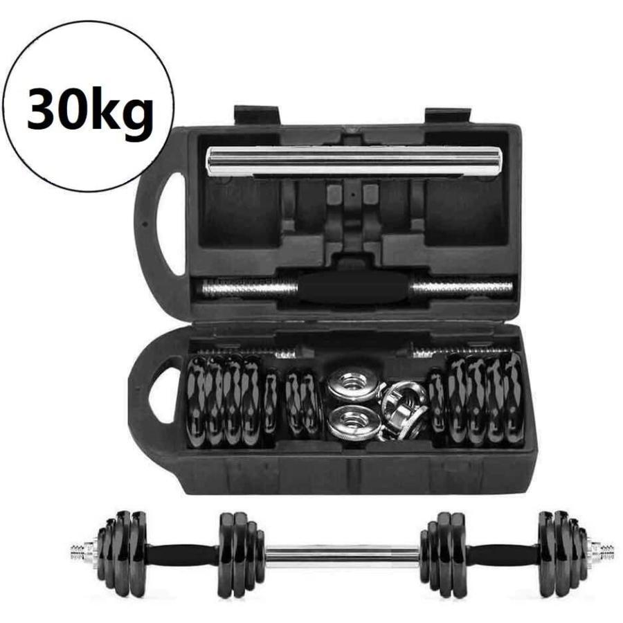 ダンベル 30kg セット 延長用シャフト コネクション・チューブ バーベル ダンベル 30kg セット 延長用シャフト コネクション・チューブ